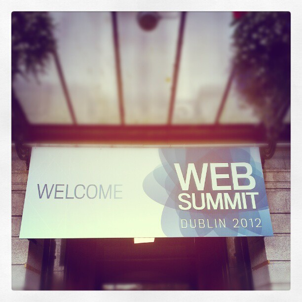 #websummit and I feel welcome, indeed.