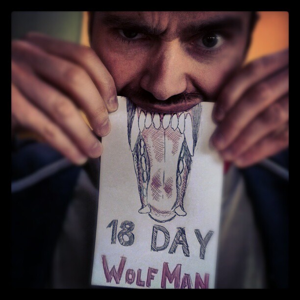 Day #18. The symptoms are very obvious now. http://MoBro.co/opyate #Movember